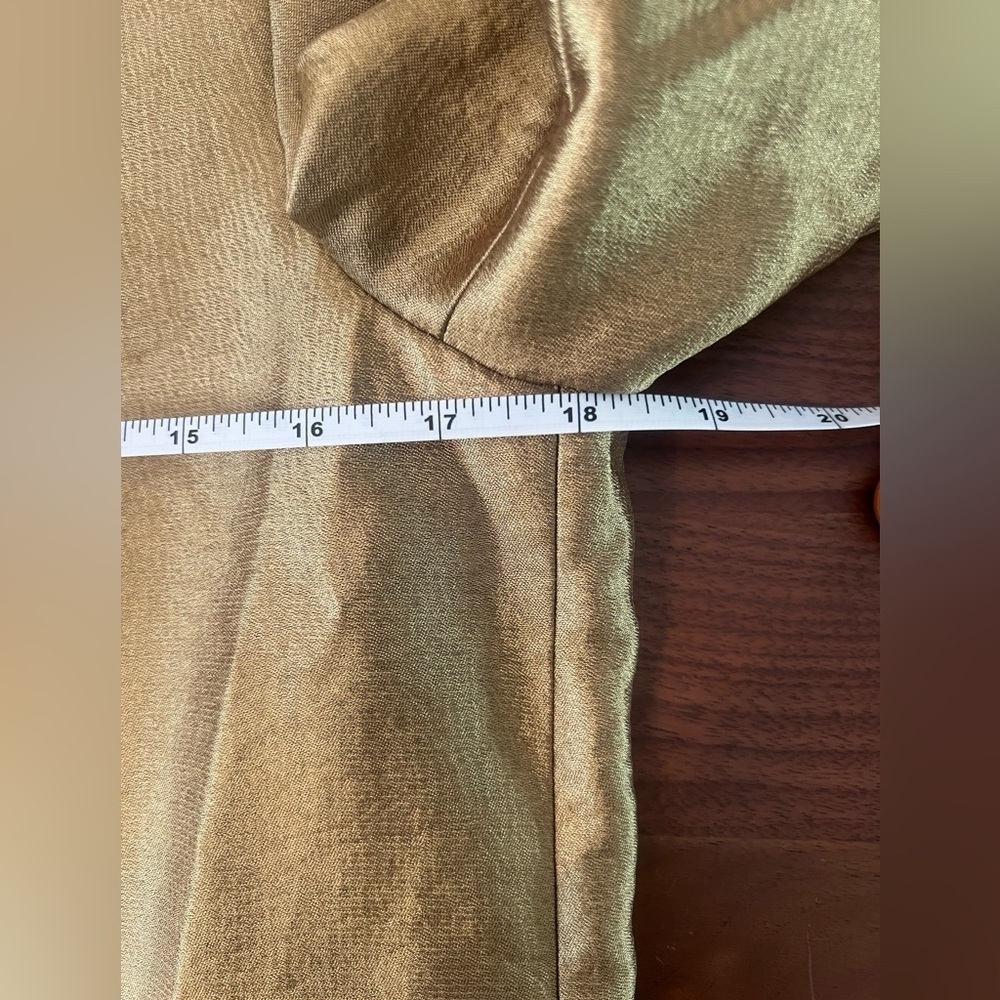 ZARA Gold Straight Cut Blazer, M
NWOT - Picture 6 of 16